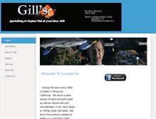 Tablet Screenshot of gillsmarine.com